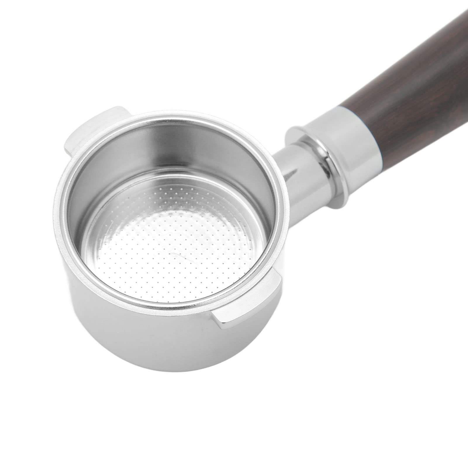 Filtro Portafiltro Senza Fondo 51mm, Manico in Legno, per ECO310