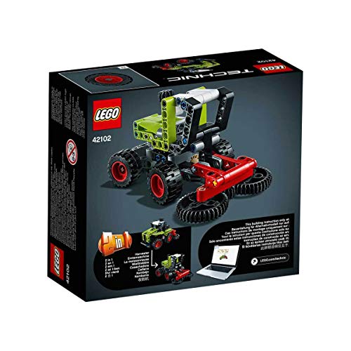 Technic Mini CLAAS XERION, Veicolo Giocattolo 2in1 Trattore e Mietitrebbia, Costruzioni per Bambini di 7+ Anni, 42102 - Lego - Immagine 4