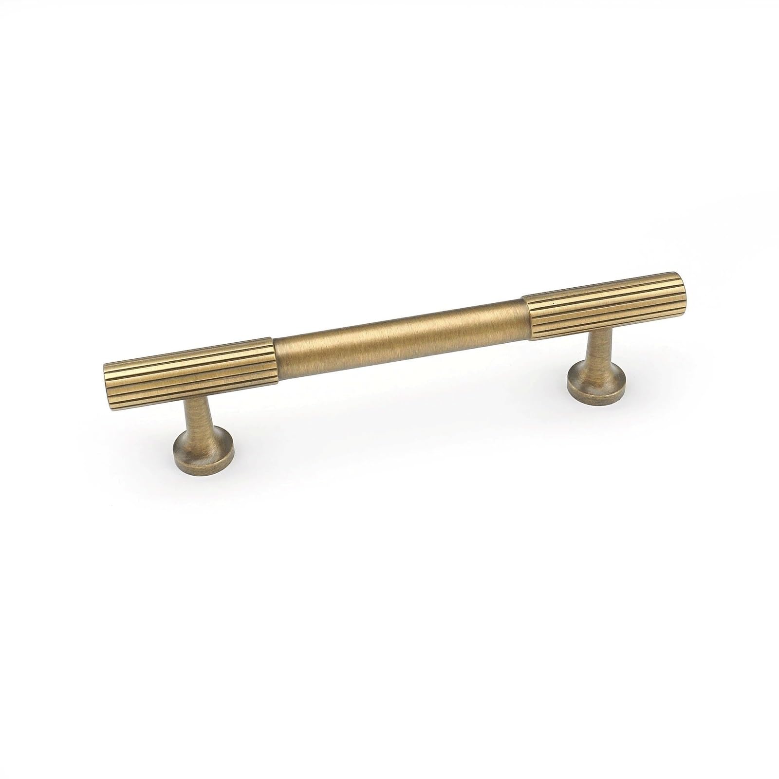LCANALLYMS Kitchen cabinet handles, Brushed Bronze Cabinet Pull, Antique Brass Kitchen Drawer Handle Furniture Hardware Door Knob for Bathroom Cupboard Wardrobe(8.8")