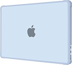 MOSISO Case Compatible with MacBook Air 13 Cover M5 2026 M4 M3 M2 2025-2022 A3449 A3240 A3113 A2681, Anti-Crack with Corners and Soft Edge TPU Case for MacBook Air 13.6'' Cover, Light Blue