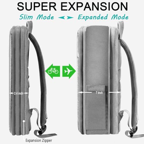 Image of ZINZ Slim & Expandable Laptop Backpack 15 15.6 16 Inch Sleeve with USB Port