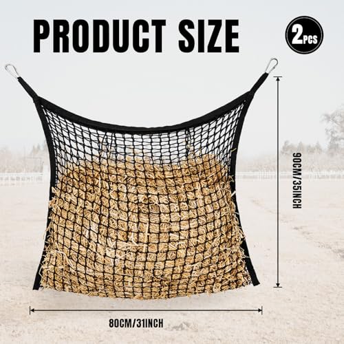 MKO SHUN 2-Pack Slow Feed Hay Net