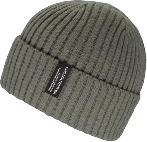 Bonnet revers ajustable Chillouts Juri bonnet mixte en maille de coton automne hiver