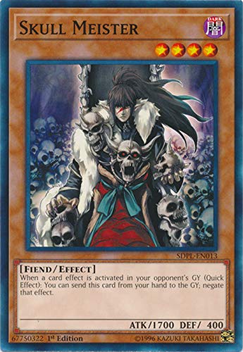 Amazon.com: Yu-Gi-Oh! - Skull Meister - SDPL-EN013 - Common - 1st Edition