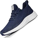 Feethit Mens Slip On Walking Shoes Blade Tennis Shoes Non Slip Running Shoes Lightweight Workout Shoes Breathable Mesh Fashion Sneakers