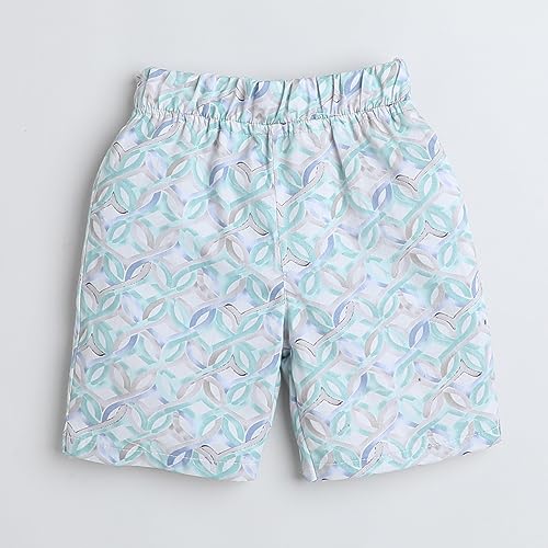 Image of POLKA TOTS 100% Cotton Co-Ord Set for Boys | Half Sleeve Shirt & Shorts Beach Outfit for Kids | Ultra-soft & Breathable Summer Clothes for Toddler & Baby Boy | Casual Dress & Printed Nightwear Set