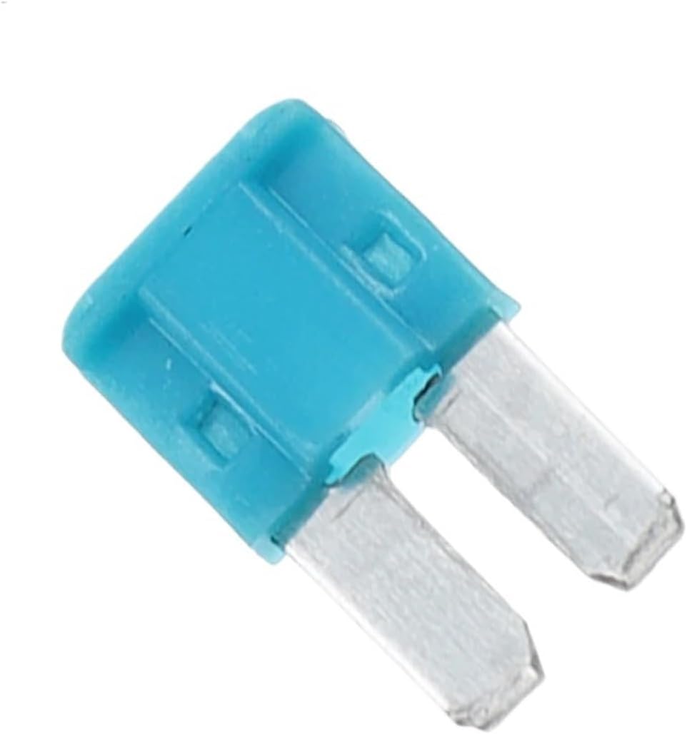 Mini M2 Car Fuse Long Foot Insert 5Amp 7.5Amp 10Amp 15A 20A 25A 30A 32V Zinc Auto Fuse Electric(Color:30A,Size:10PCS)