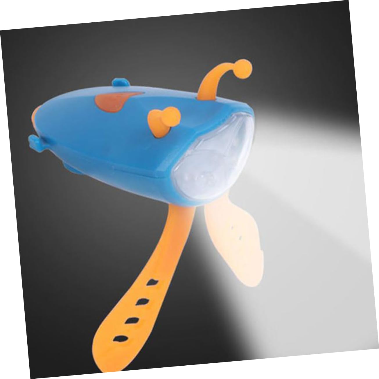 Abaodam Little d'abeille vélo Sonnette Enfants Lampe Front léger à vélo Corne vélo pour Enfants vélos Phare de vélo feu de vélo lumière de vélo pour la Conduite de Nuit Gel de silice