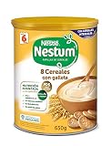 Contiene gluten y leche Nestlé Papillas Nestum Cereales para Bebé con Galleta, 650g