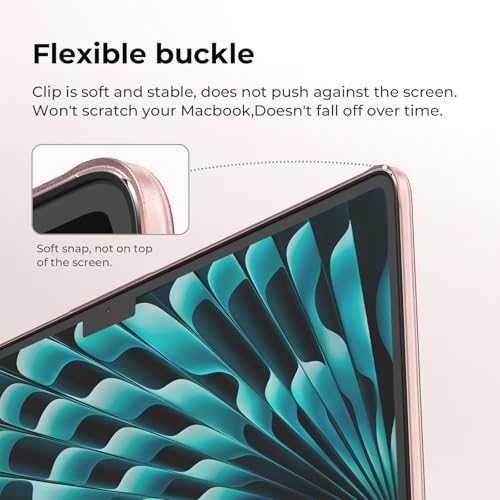 Image of BlueSwan Case Compatible for Macbook Air 13 inch M5 2026 2025 2024 2022 M4 M3 M2, A3449 A3240 A3113 A2681, Air 13.6 inch Flexible PP＆Matte Shell Cover, Anti-rupture Shockproof Anti-fingerprint, Matte Pink