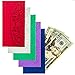 Laser Cut Assorted Color Money Holders for Cash Gift for Christmas, Birthday, or Any Special Occasion