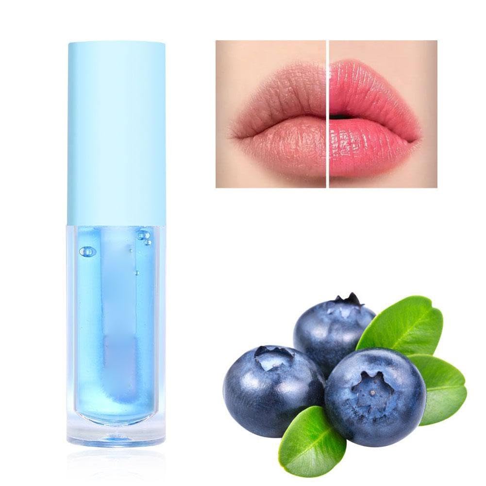 CTDWNT Color Changing Lip Gloss Magic Lip Oil Fruity Temperature Color Changing Lip Oil Plumping Lip Gloss Moisturizing