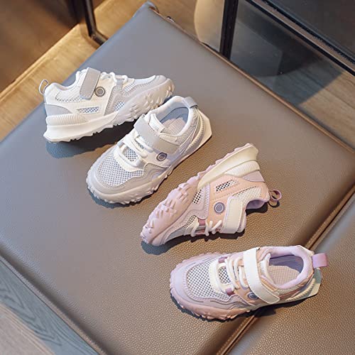 Lightweight Running Shoes for Kids,Mesh Upper Knit Sneakers,Girls Boys Athletic Shoes Breathable, Cool, Summer3