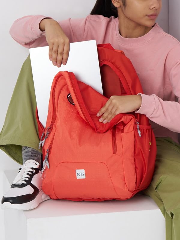 Image of Wiki Stylish Unisex Backpack 3 Durable & Lightweight backpack for Men & Women | Backpack for Office, Gym, Travel (33.5 Litre, Orange)