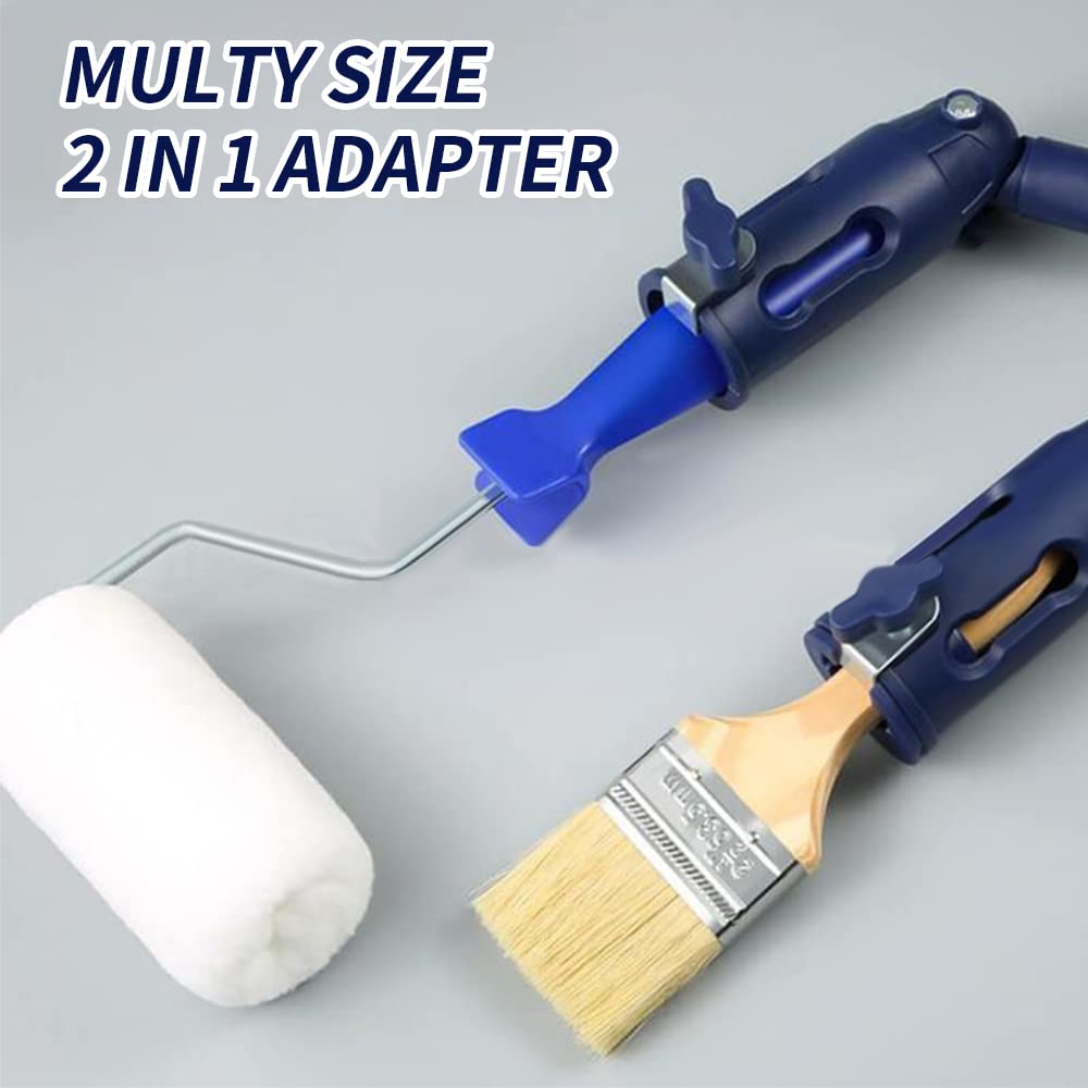 11-teiliges Farbroller Set Mit Teleskopstange - Malerzubehör Für Wände Und Decken