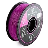 HATCHBOX 3D ABS-1KG1.75-PUR ABS 3D Printer Filament, Dimensional Accuracy +/- 0.05 mm, 1 kg Spool, 1.75 mm, Purple