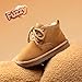 DREAM PAIRS Toddler Boots Kids Boys Girls Winter Zipper Warm Faux Fur FuzzyGo Kid's Cozy Walking Ankle Boots,Size 11 Little Kid,Chestnut,SDSB2406K