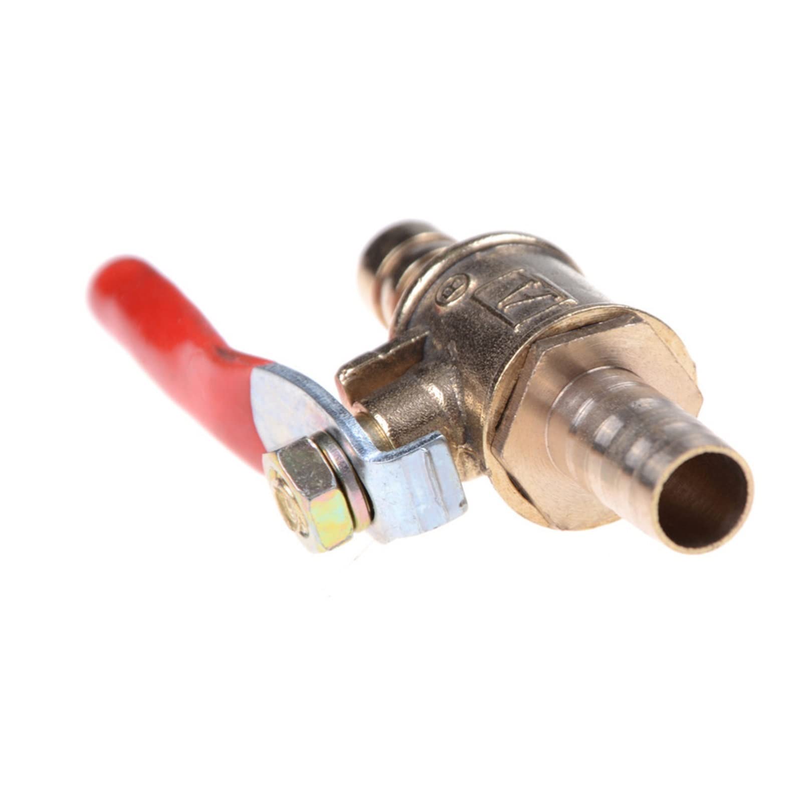 1/4 Wąż do węża 6 mm-10 mm Inline Mosiądz Woda Olej Powietrze Gaz Paliwo Linia odcinająca Zawór kulowy Złączki do węży 1 szt. (10 mm)