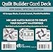 Quilt Builder Card Deck Kim Diehl Special Edition: 40 Scrappy Blocks, 8 Lovely Layouts, Plentiful Possibilities
