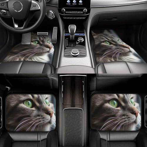 Tapis de sol voiture imperméable ajustement universel SUV camionnette gris