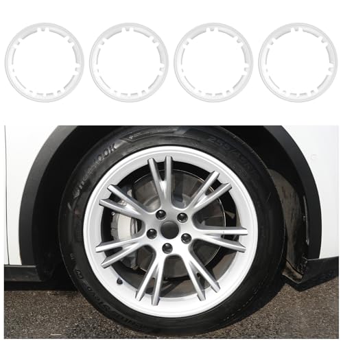 for Tesla Wheel Protector, 19 Inch Model Y (2020-2024) Wheels Rim Protectors,4PCS Rims Protectation,Car Performance ABS Accessories for Curb Rash and Scratch Prevention