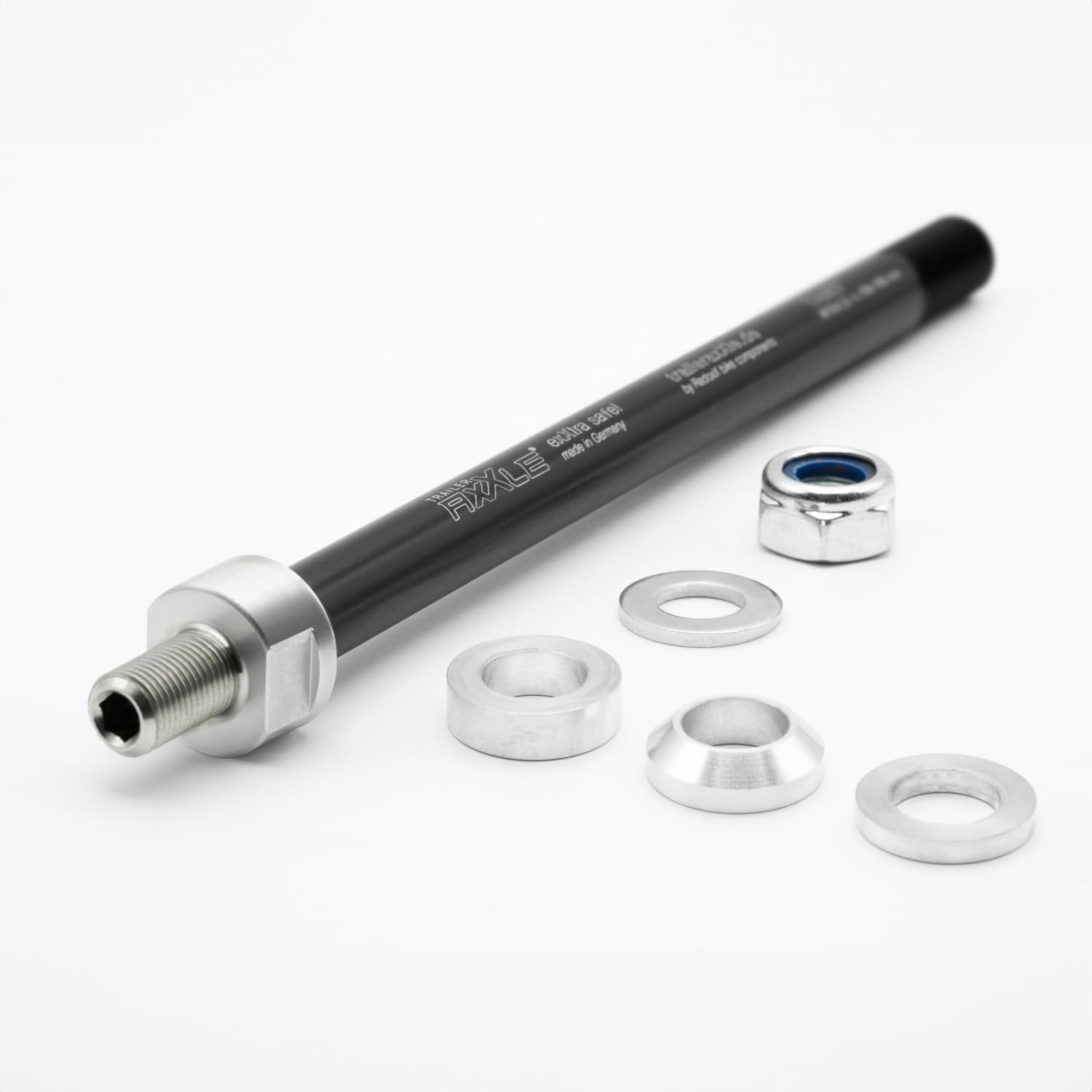 Trailer AxXle | Die Steckachse für Fahrradanhänger mit Universal-Adapter | Made in Germany
