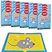 Wemk© Trampa para Ratones, Trampa para Ratas, Trampa con Pegamento Anti Roedores Atrapa Ratones raticida profesional con pegamento para ratones Pack de 20 unidades – Tamaño Grande A4