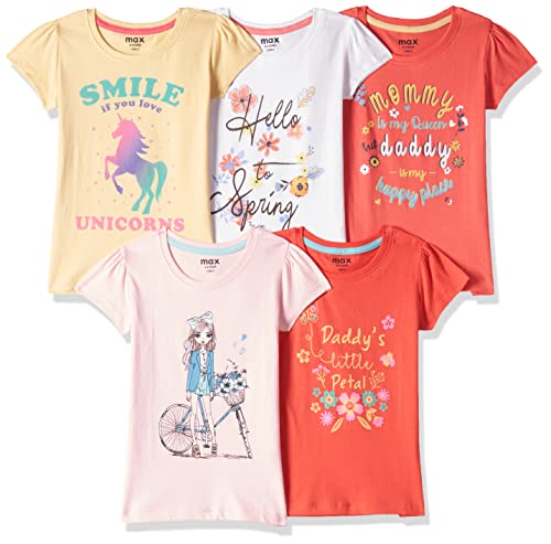 Image of Max Girl's Cotton Regular Fit T-Shirt