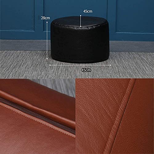 Pouf Pouf Détachable Marron pour des Soirées Cocooning - 4