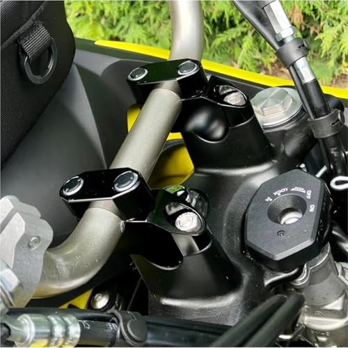 Elevadores manillar 22mm Versys 300X 2017 2021 extensor manillar negro moto 3