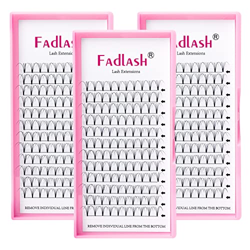 3 Bandejas Volumen Ruso 5D 0.10mm D Curl 10mm+11mm+12mm Prefabricados Extensiones de Pestañas Premade Volume Lashes Extension Ventiladores(5d-0.10d-10+11+12) Cover