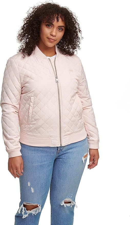 Levi's Women's Diamond Quilted Bomber Jacket With Front Pockets - Regular & Plus Sizes - Image 5