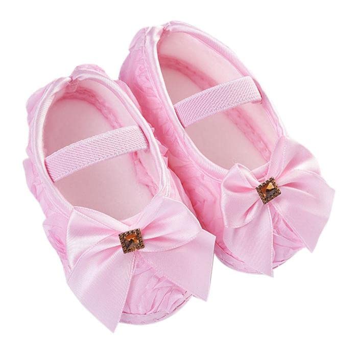 Princess Walking Shoes for Kids Girl Bowknot Band PK Toddler Baby Elastic Walking Kid Baby Shoes Infant Sandals2