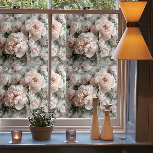 Vinilo decorativo para ventana 40x300 cm floral retro miniatura 3