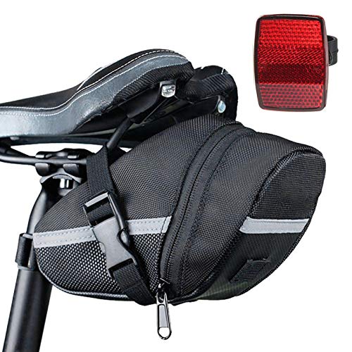 TheStriven Bicicleta Paquete de Cuña para Bicicletas Bolsa Alforja Mochila para Sillín Bolsa Tija Sillín de Ciclismo Paquete de Asiento de La Bicicleta para de la Bici del Camino