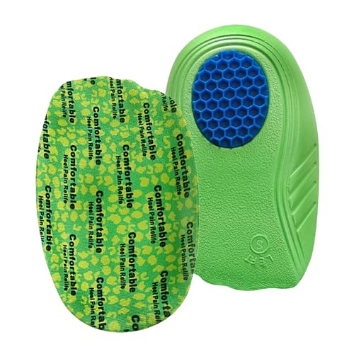 Elevadores de talón para zapatos | Almohadillas de elevación de pies, plantillas elevadoras de zapatos que absorben los golpes, inserciones de cojín de talón de masaje para espolones, estrés