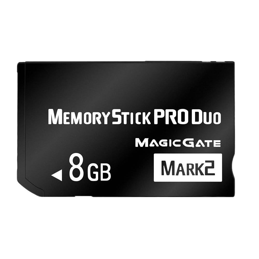 Memory Stick Pro Duo Mark2 8 Go | MSAC-M2, PSP1000 2000 3000 Compatible Appareil Photo Numérique, Original