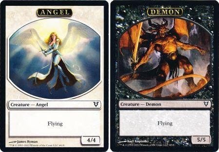 Magic The Gathering - Angel // Demon - Prerelease & Release Promos