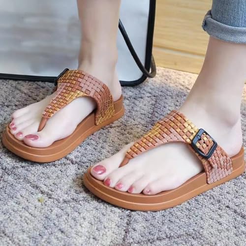 Fashion Comfort Sandals for Women Women Flip Flops Platform Sandals Casual Soft Sole Wedge Slippers Indoor Outdoor Beach Bathroom Sandals4
