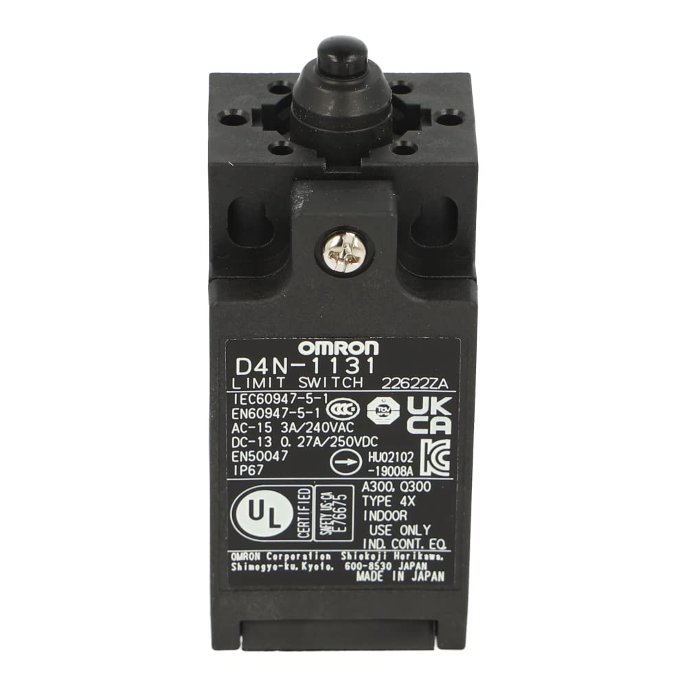 OMRON D4N-1131 1NC/1NO (SNAP-Action), D4N Series, Limit Switch