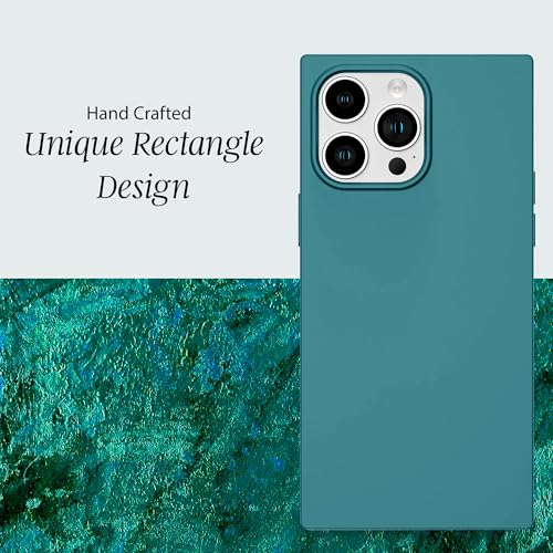 Coque carrée silicone iPhone 11 Pro Max fine mate verte polyuréthane