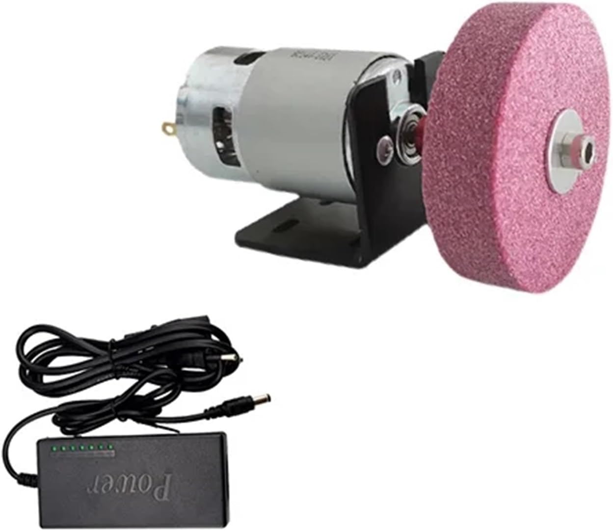 Grinding Wheel Edge Sharpener Machine Electric Emery Banogni Bench Grinder Polisher DIY Jade Jewelry Dental Sanding Tools,Practicality(Set 2)