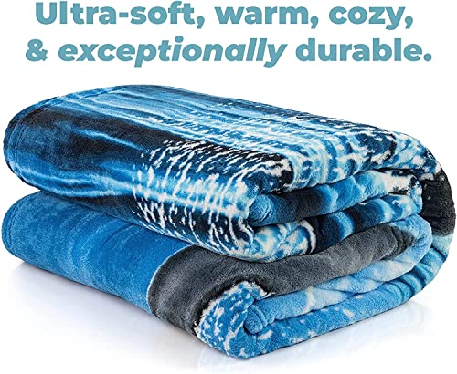 Dawhud Direct Dolphin Fleece Blanket For Bed, 50" X 60" Dolphin Fleece Throw Blanket For Women, Men And Kids - Super Soft Plush Dolphin Blanket Throw #TOP2