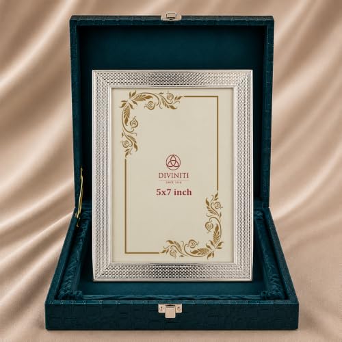 Image of Elegant Silver Photo Frame for Tabletop & Wall Display | Premium Decorative Picture Frame | Home Decor Photo Frame for Living Room, Bedroom, Office | Ideal for Photos, Certificates & Gifts