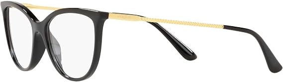 Vogue Eyewear Womens VO5239 Cat Eye Prescription Eyewear Frames, Dark Havana/Demo Lens, 54 mm