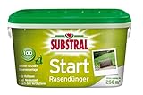 Substral Start-Rasen Dünger für die Rasenneuanlage durch Aussaat & Rollrasen, mit 100 Tage Langzeitwirkung, 250m², 5 kg