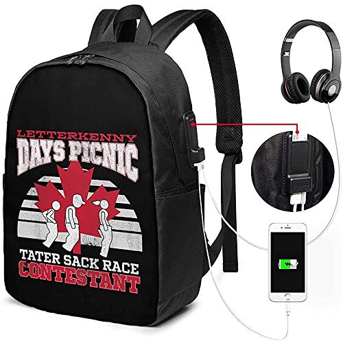 Mochila para Portátil Letterkenny Days Picnic Tater Sack Race para con Puerto De Carga