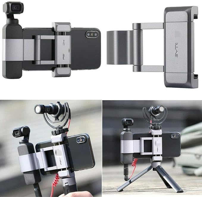 Soporte de fijación de liberación rápida para DJI OSMO Pocket Phone Holder Adapter by Runchicken