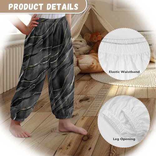 Image of Unisex Little Kids Yoga Trousers Bohemian Beach Pants Baggy Harem Activewear for Boys and Girls Age 3-10