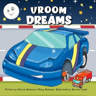 Vroom Dreams! Race Car Book for Toddler Kids